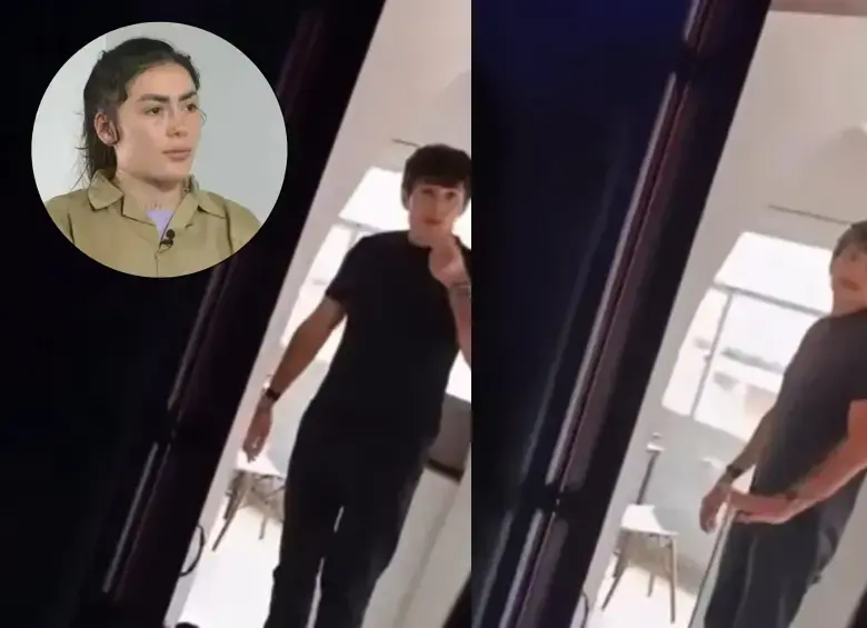 El enfrentamiento ocurrió durante una jornada de visitas en la Escuela de Carabineros de Bogotá. FOTO: Captura de video