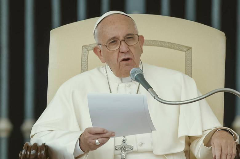 El Papa Francisco volvió a rogar por el fin de la guerra en Ucrania. Foto: Colprensa