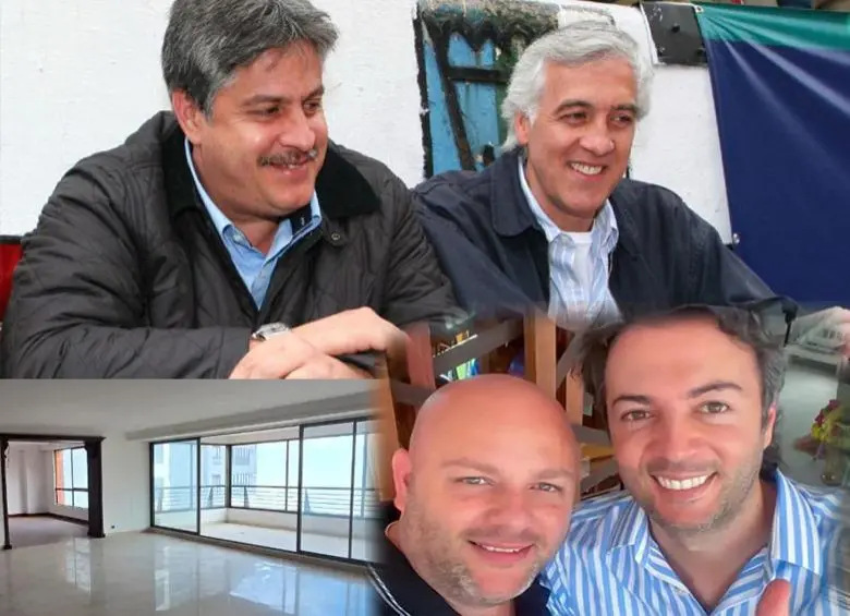 Miguel Quintero Calle y su hermano, el exalcalde de Medellín, Daniel Quintero Calle. FOTO: REDES SOCIALES / Claudia Rubio / Archivo EL TIEMPO