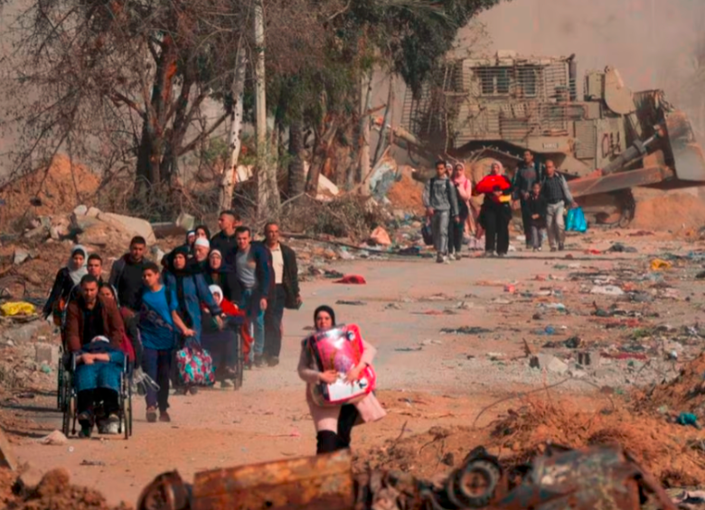 La comunidad internacional pidió proteger a los palestinos hacinados en Rafah, ciudad fronteriza con Egipto, después de que Netanyahu anunciara su intención de asaltarla. FOTO: AFP