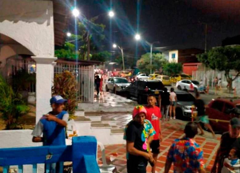 Los hechos ocurrieron en un establecimiento comercial del barrio Santuario de Barranquilla. FOTO: TOMADA DE REDES SOCIALES 