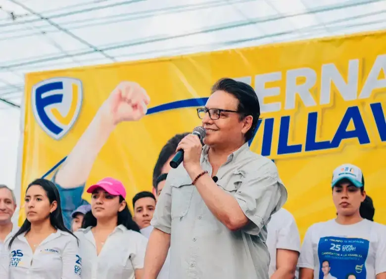 El candidato presidencial Fernando Villavicencio fue asesinado en agosto de 2023 en el norte de Quito. FOTO: FACEBOOK Fernando Villavicencio