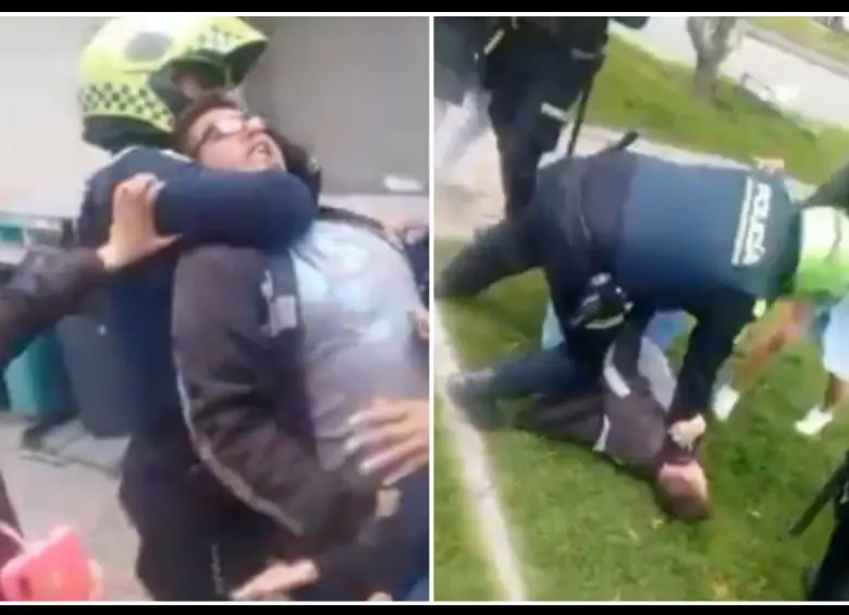 El ciudadano interpondrá una denuncia por “intento de homicidio” tras un incidente con la Policía en Bogotá. FOTO: Captura de video