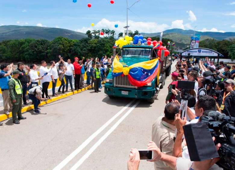 La frontera con Venezuela se volvió a abrir en el 2022. FOTO: Colprensa