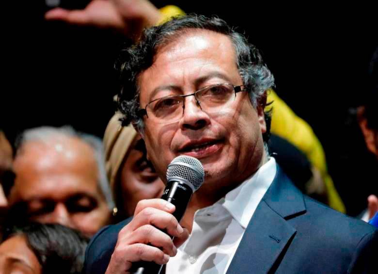 Gustavo Petro fue elegido como presidente de Colombia para el periodo 2022-2026. FOTO COLPRENSA