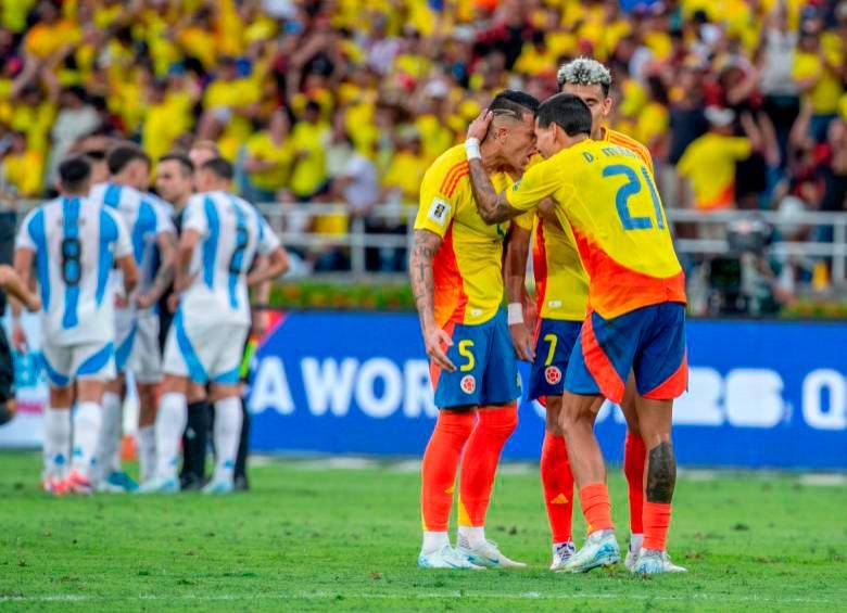 Colombia derrotó a Argentina por 2-1 el pasado 10 de septiembre. FOTO: Juan Antonio Sánchez