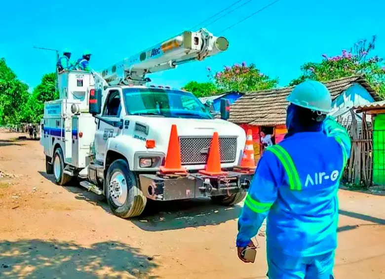 Air-e es una empresa que opera en la costa y en este momento está intervenida por la Superservicios. FOTO: Cortesía