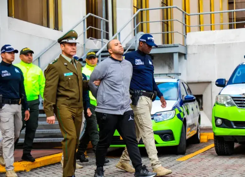 Extradición de Dayonis Junior Orozco Castillo, alias ‘Botija’. FOTO: Colprensa
