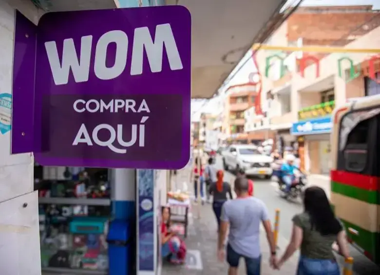 La SIC ordenó que Partners Telecom Colombia S.A.S. (PTC) deje de usar el nombre y marca WOM. FOTO: EL COLOMBIANO