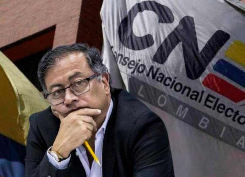 El presidente Gustavo Petro calificó esa decisión como un “golpe de Estado” en su contra. FOTO EL COLOMBIANO