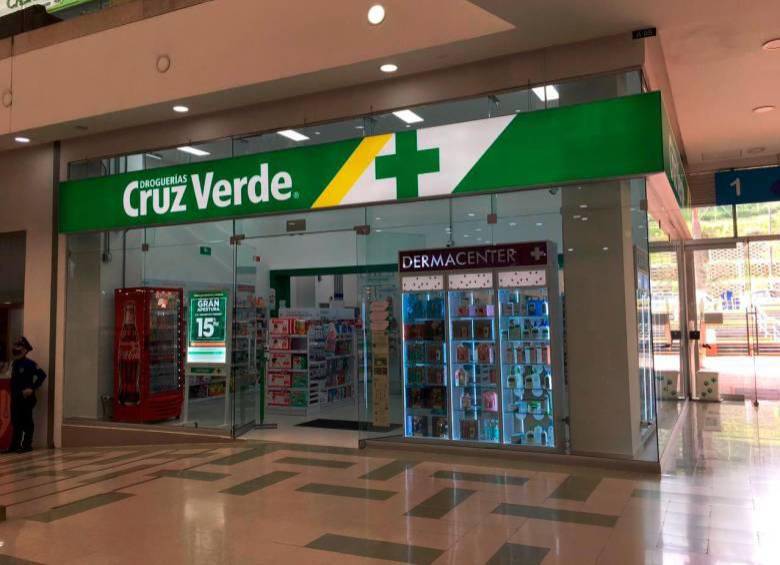 Sede de la drogueria en Colombia. FOTO: Redes sociales Cruz Verde