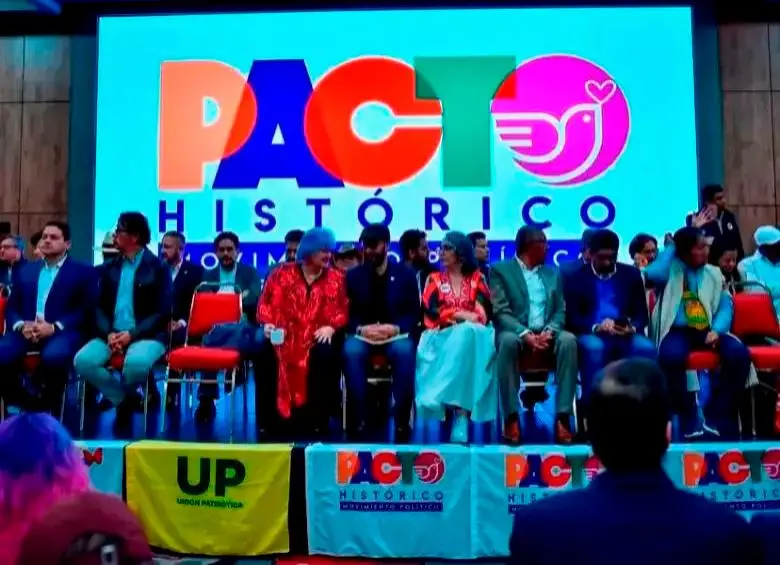 La semana pasada el Consejo Nacional Electoral (CNE) entregó al Pacto Histórico una personería jurídica condicionada, en la que solo están incluidos tres de los cinco movimientos que conforman la alianza. FOTO: Colprensa