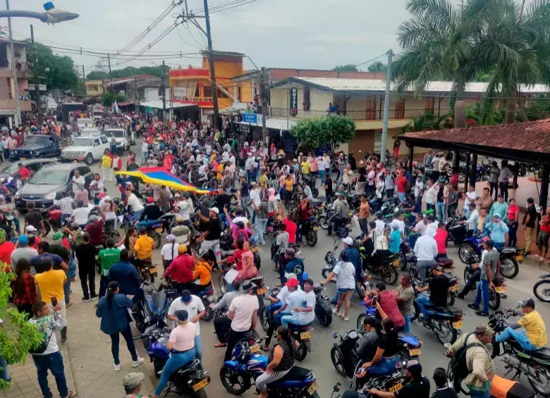 Nuevo paro minero comenzará este lunes, 16 de marzo de 2026, en el Bajo Cauca antioqueño y el sur de Córdoba. FOTO: JULIO CÉSAR HERRERA 