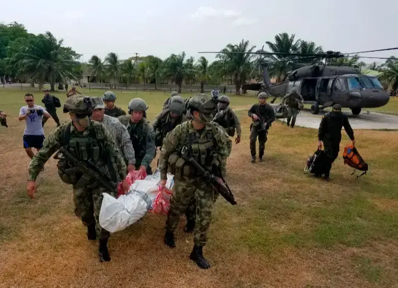 En el Plan pistola ordenado por el Clan del Golfo también han sido asesinados cuatro militares. FOTO: ARCHIVO.