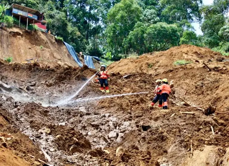 A finales de junio, en esta vereda hubo un deslizamiento que dejó como balance 25 personas muertas. FOTO: ALCALDÍA