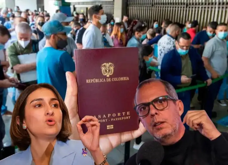 Este tema, que se ha convertido en un dolor de cabeza para el Gobierno, no parece tener un escenario claro frente al riesgo de que no haya una empresa que fabrique los pasaportes con los estándares requeridos. Fotos: Archivo, Cancillería y cortesía