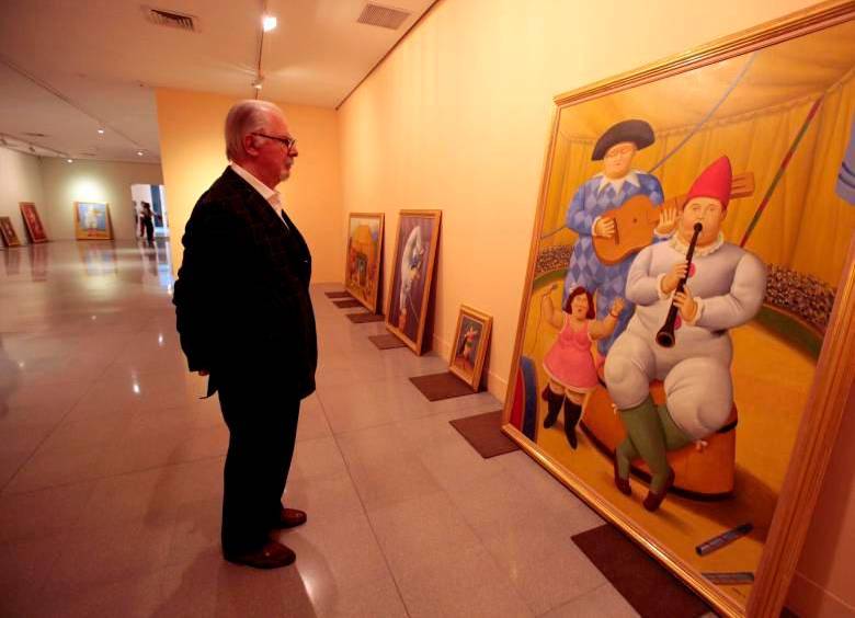 El maestro Botero está entre los artistas que vendió cuadros a mayor valor. FOTO EL COLOMBIANO