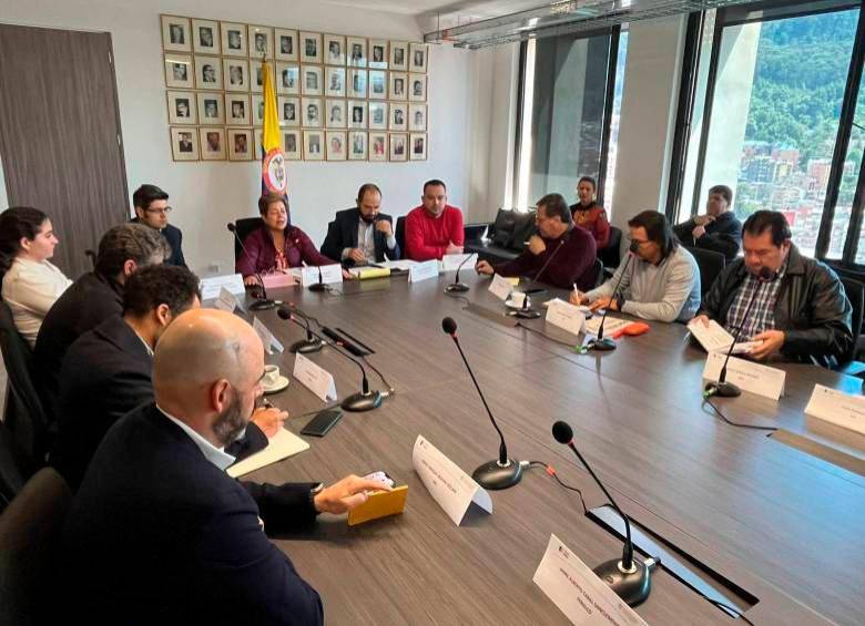 La ministra del Trabajo, Gloria Inés Ramírez, se mostró esperanzada sobre una concertación FOTO: Cortesía
