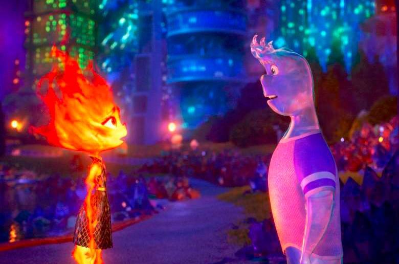 Escena de Elemental, una película de Disney. Foto: Cortesía Disney 
