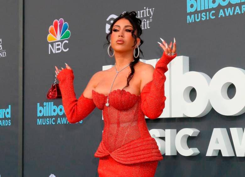 La cantante colombiana Kali Uchis fue una de las revelaciones de los Billboard Music Awards de 2021. Foto: Efe.