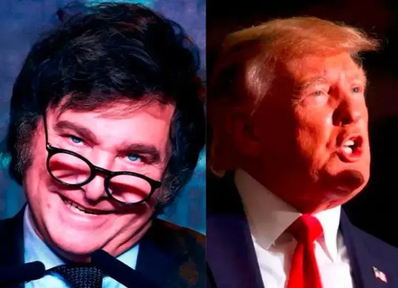 Donald Trump felicitó a Javier Milei por obtener mayorías en las elecciones legislativas de Estados Unidos. FOTO: AFP
