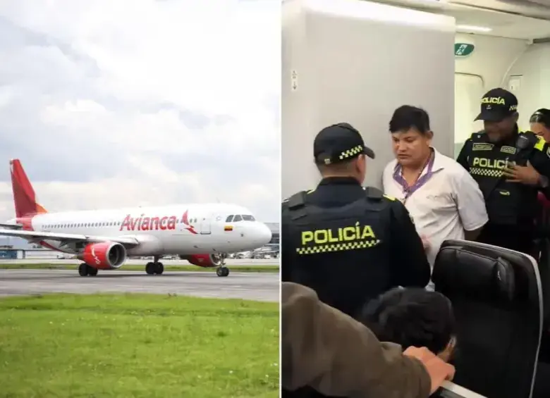 César Augusto Rodríguez entregó su testimonio sobre lo ocurrido en un vuelo de Avianca Bogotá-Madrid. FOTOS: Colprensa - captura de video 