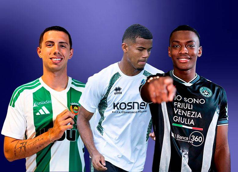 Simón García, Matías Orozco y Juan Arizala son tres llamados a ser parte de las selecciones Colombia en el futuro. FOTOS: Getty