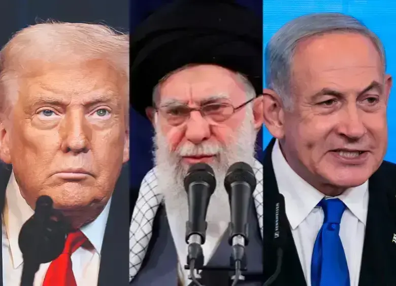 El presidente estadounidense Donald Trump dice que mantiene conversaciones con Irán para una tregua, pero los altos mandos iraníes lo niegan. FOTO: AFP