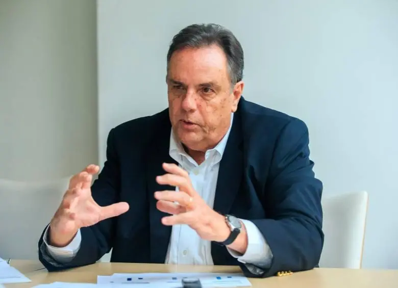 Jorge Mario Velásquez, saliente presidente del Grupo Argos. FOTO: Camilo Suárez.