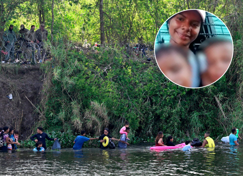 Los niños, quienes desaparecieron el pasado 11 de noviembre, intentaban cruzar con su madre el Río Bravo para llegar a EE. UU. FOTO: AFP Y CORTESÍA.