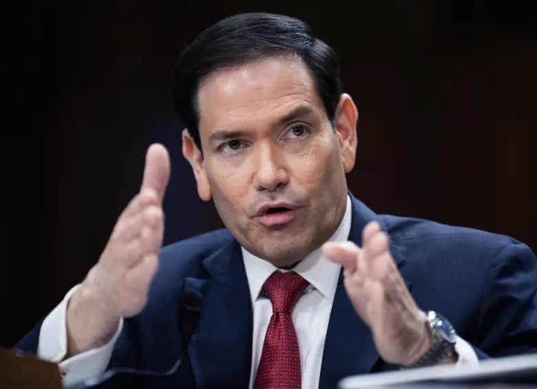 El secretario de Estado de Estados Unidos, Marco Rubio, es uno de los funcionarios demandados en una acción judicial que cuestiona la suspensión de visas de inmigrante para ciudadanos de 75 países. FOTO: Getty Images. 