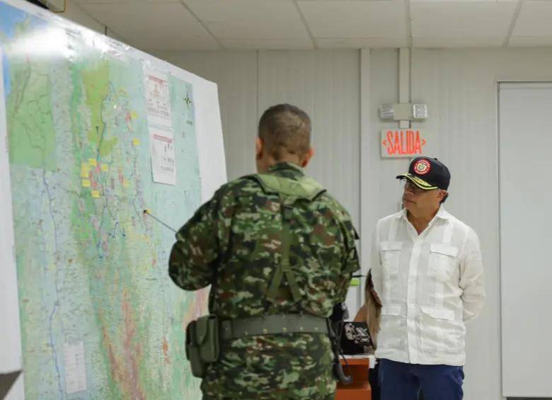 Foto del 17 de enero de 2025 cuando estalló la crisis humanitaria en esa región del país. FOTO: Presidencia