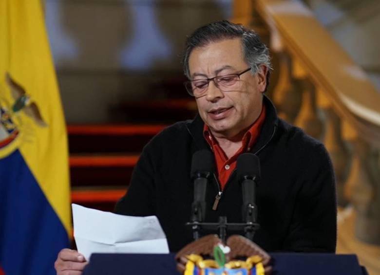 El presidente entregó varios mensajes durante la posesión de Elizabeth Becerra Cornejo como nueva magistrada de la Sección Segunda del Consejo de Estado. FOTO: Presidencia