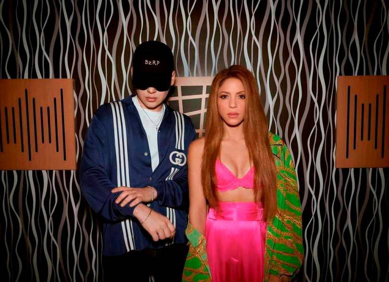 La colaboración entre el rapero argentino y la cantante colombiana ya llegó a 14.4 millones de reproducciones en Spotify. FOTO: INSTAGRAM @shakira