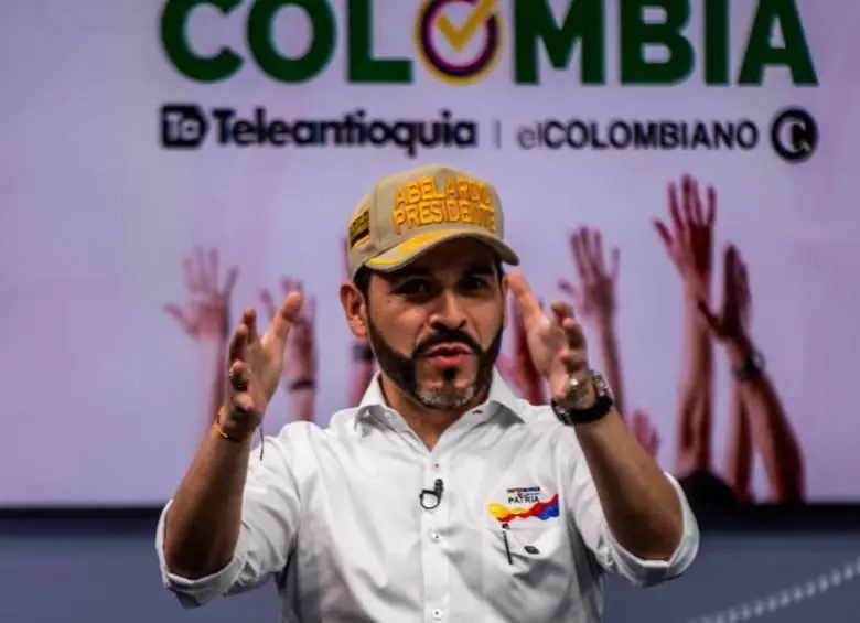 Abelardo de La Espriella ganó la primera vuelta presidencial. FOTO: EL COLOMBIANO.