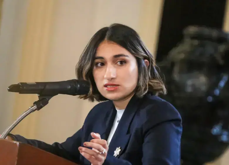 Laura Sarabia denunció ante la CIDH la violencia contra la mujer en política por parte de Benedetti. Foto: Colprensa
