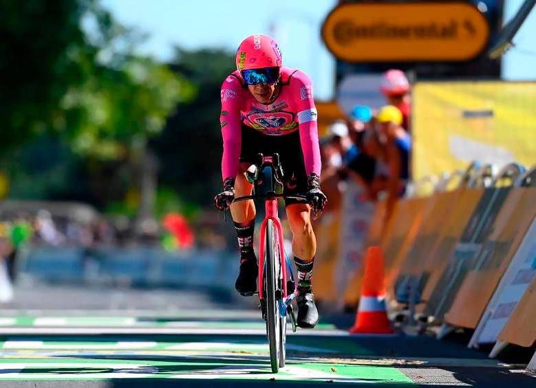 El ciclista colombiano es uno de los candidatos para competir por un puesto en el podio de la carrera italiana. FOTO: GETTY 