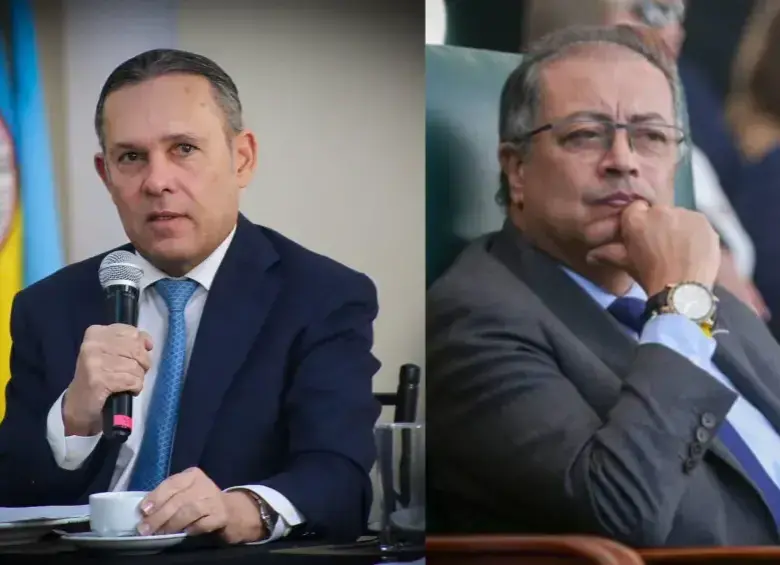 El presidente Gustavo Petro le dijo “hp” al presidente del Congreso, Efraín Cepeda. FOTO: COLPRENSA
