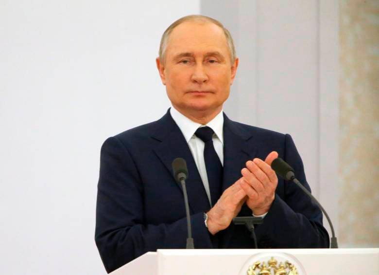 Putin dice que no cierra la puerta a las posibles negociaciones. FOTO GETTY.