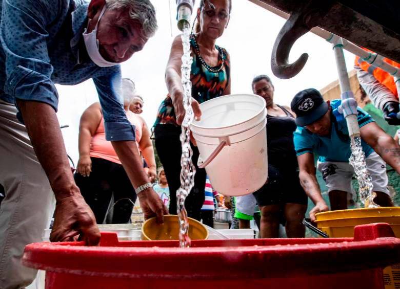 EPM señaló que a partir de las 10:00 a.m. se restablecerá paulatinamente el servicio. FOTO: EL COLOMBIANO