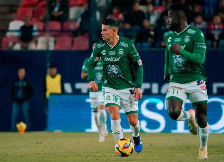 James Rodríguez vive un buen momento en el Club León de México, con una impecable participación en la Liga MX. FOTO: FC León