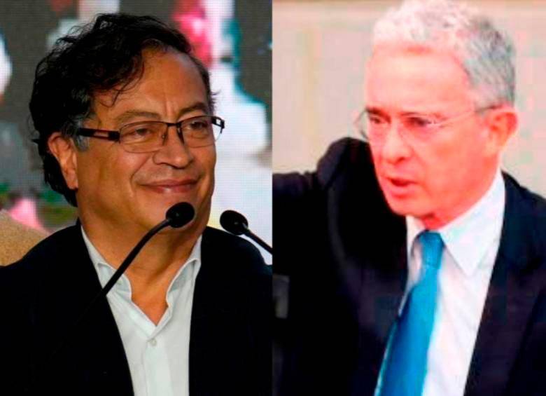 Petro y Uribe abrieron un canal de diálogo tras la segunda vuelta presidencial. FOTO: COLPRENSA