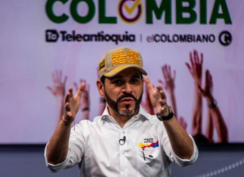 Abelardo de La Espriella ganó la primera vuelta presidencial. FOTO: EL COLOMBIANO.