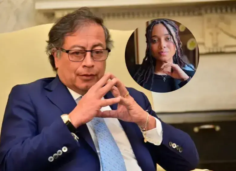 El presidente Gustavo Petro salió en defensa de Juliana Guerrero al menos cinco veces. FOTOS: Colprensa