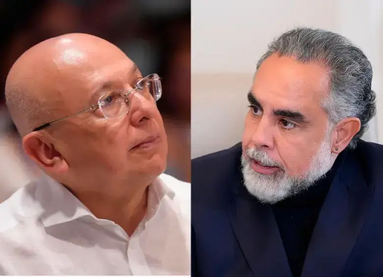 Algunas fuentes recuerdan diferencias desde el Gobierno del expresidente Juan Manuel Santos, donde ambos eran protagonistas de la vida pública: Benedetti como senador y Montealegre como fiscal. FOTOS: Presidencia