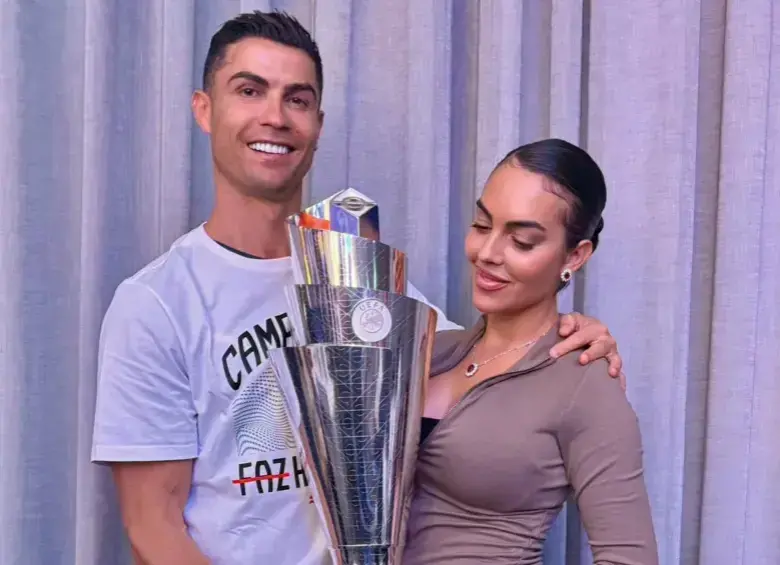 Cristiano Ronaldo y Georgina Rodríguez. FOTO: Tomada de las redes sociales @Cristiano