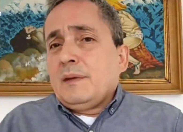 Luis Fernando Quijano, presidente de ONG Corpades. FOTO: CAPTURA DE VIDEO