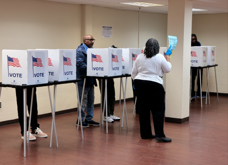 En el sistema electoral estadounidense hay algunas similitudes con el de Colombia, como los testigos, también llamados observadores electorales. FOTO: GETTY