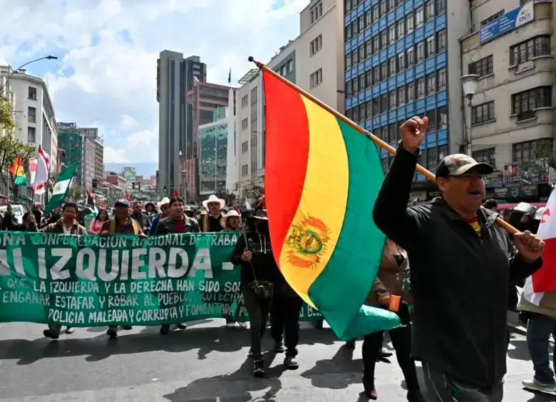 Bolivia, además, atraviesa por una crisis económica con una inflación interanual del 18,46 %. FOTO AFP