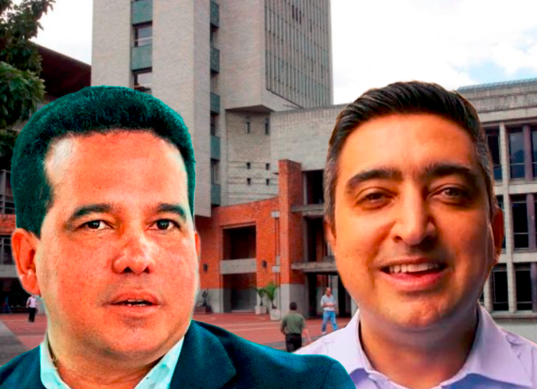La unidad convocada busca enfrentar a Diego Torres (der.) el candidato del senador Carlos Andrés Trujillo. FOTO ARCHIVO EL COLOMBIANO